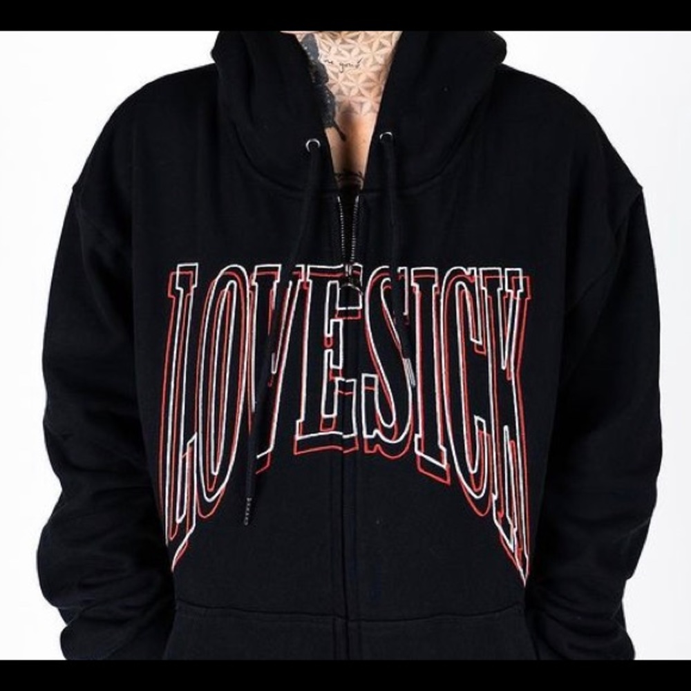 Love sick denim and hoodie never worn Brand new